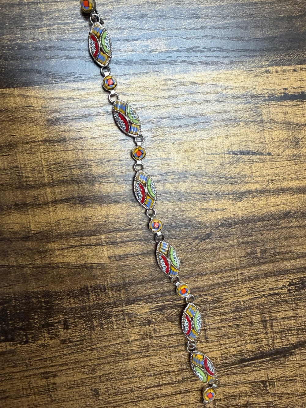 Vintage micro-mosaic bracelet
